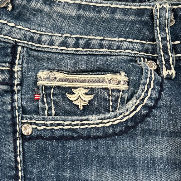 Vigoss The New York Short  Women’s Waist 25. Length 5  Embellished Bling/Stitch - Picture 6 of 6